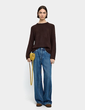 Suéter Parfois cuello redondo para mujer