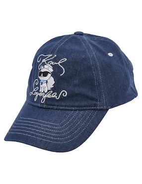 Gorra visera curva hebilla casual Karl Lagerfeld Paris para mujer