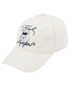 Gorra visera curva hebilla casual Karl Lagerfeld Paris para mujer