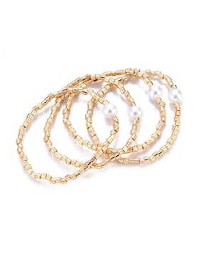 Set de brazalete Lieb con acabado brillante