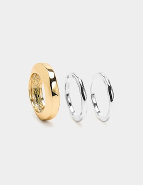 Anillo Parfois SILVER NOT SO BASIC
