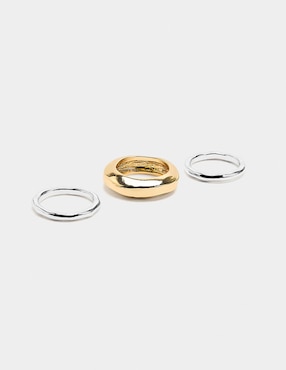 Anillo Parfois SILVER NOT SO BASIC