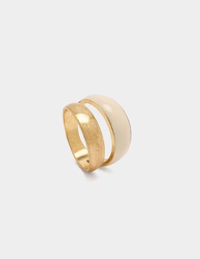 Anillo Parfois Golden Basics EXTRA