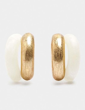 Aretes Parfois Golden Basics Extras