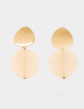 Aretes Parfois Golden Basics Extra