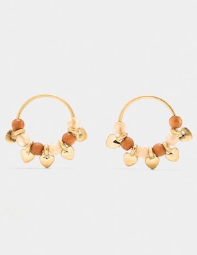 Arracadas Parfois Golden Basics Extra