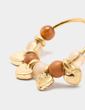 Arracadas Parfois Golden Basics Extra
