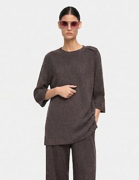 Suéter Parfois cuello redondo para mujer