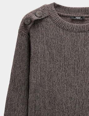 Suéter Parfois cuello redondo para mujer
