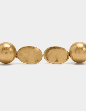 Aretes Parfois Golden Basics perla