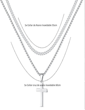 Set collar de cruz Belug
