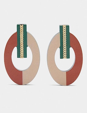 Aretes largos Parfois con acabado mate