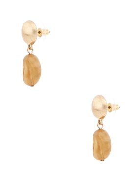Aretes largos Parfois con acabado brillante