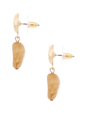 Aretes largos Parfois con acabado brillante