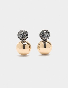Aretes Parfois Golden Delicates con acabado liso