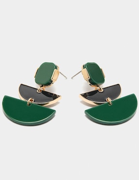 Aretes Parfois Funky Harmony con acabado liso