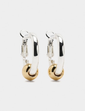 Aretes cortos Parfois con acabado brillante