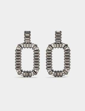 Aretes Parfois Silver Delicates con acabado liso