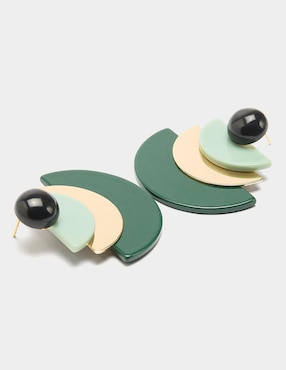 Aretes largos Parfois con acabado liso