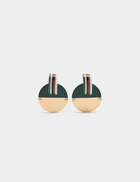 Aretes cortos circulares Parfois Funky Harmony