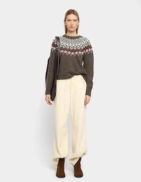 Suéter Parfois cuello redondo para mujer