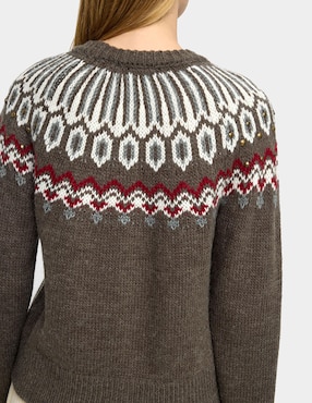 Suéter Parfois cuello redondo para mujer