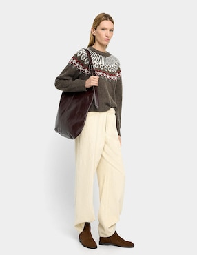 Suéter Parfois cuello redondo para mujer