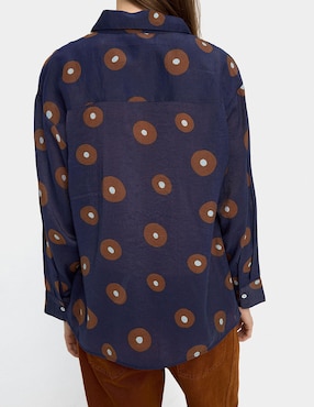 Camisa Parfois manga larga para mujer