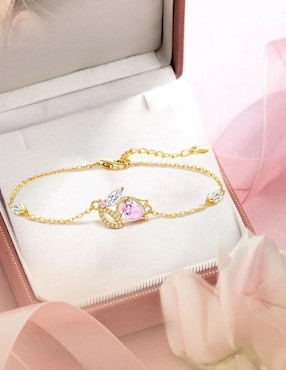 Pulsera Belug acabado chapa de oro