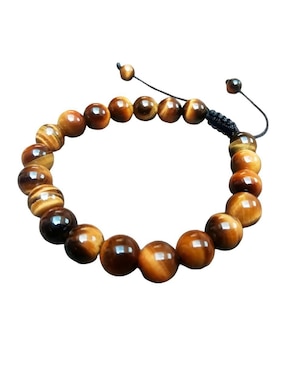 Pulsera Xtellar con ojo de tigre acabado brillante