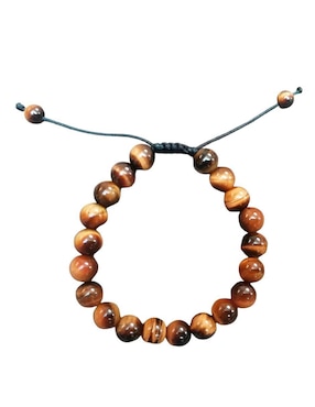 Pulsera Xtellar con ojo de tigre acabado brillante