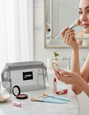 Set cosmetiquera para maquillaje Ideen 10 piezas para mujer