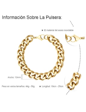 Pulsera Xtellar acabado brillante