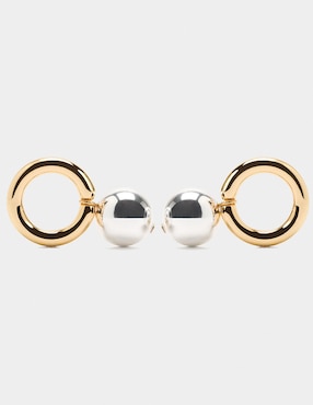 Aretes cortos Parfois con acabado brillante