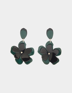 Aretes largos Parfois Funky Harmony con acabado pulido