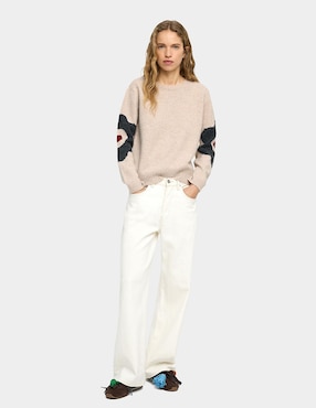 Suéter Parfois cuello redondo para mujer