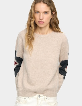 Suéter Parfois cuello redondo para mujer