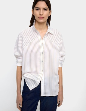 Camisa Parfois manga larga para mujer