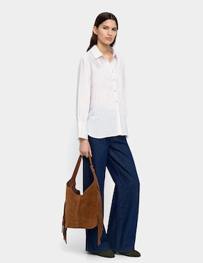 Camisa Parfois manga larga para mujer