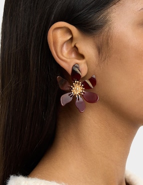 Aretes cortos Parfois con acabado brillante
