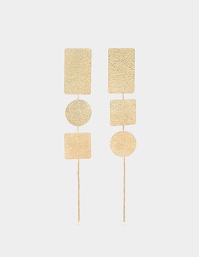 Aretes largos Parfois Golden Delicates