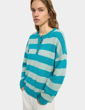 Suéter Parfois cuello redondo para mujer