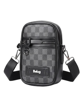 Bolsa crossbody Belug de cuero para hombre