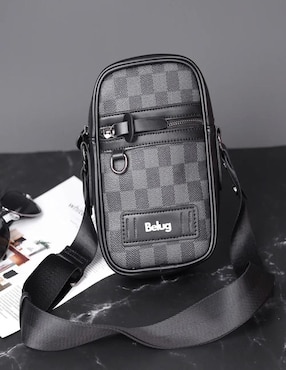 Bolsa crossbody Belug de cuero para hombre