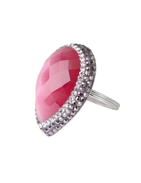 Anillo de gota Sultan Süleyman Queen Farah P 925 de plata ojo de gato
