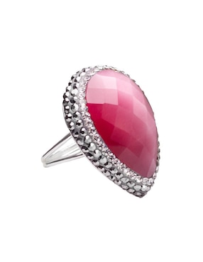 Anillo de gota Sultan Süleyman Queen Farah P 925 de plata ojo de gato