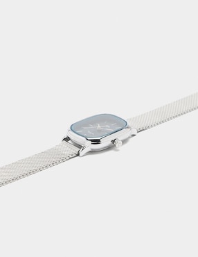 Reloj Parfois Silver Tray para mujer 244425