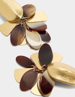 Aretes largos Parfois Trend Extra con acabado brillante