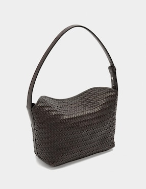 Bolsa shoulder Parfois de cuero para mujer