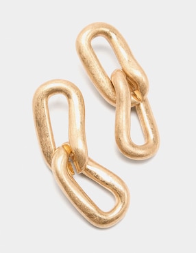 Aretes largos Parfois con acabado brillante